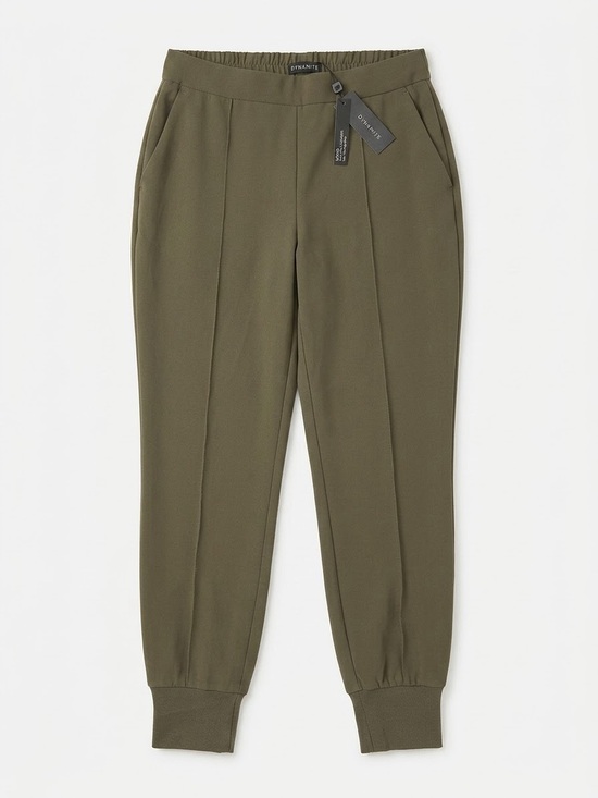 Dynamite Pants - NWT DYNAMITE Sacha Dressy High Waist Jogger Pants Olive Green Size M